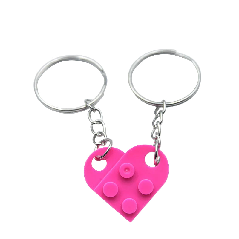 "Lego Heart" Keychains