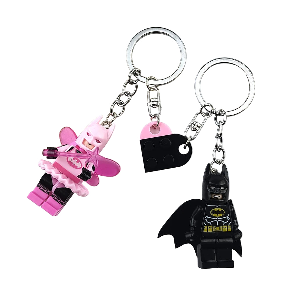 "Batman and Batgirl" Keychains
