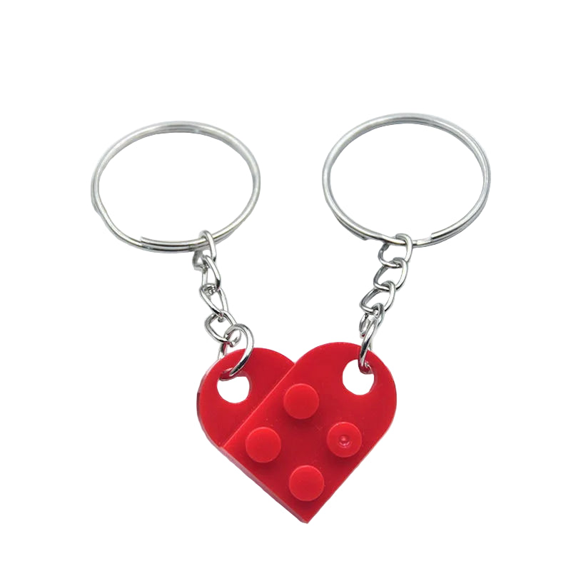 "Lego Heart" Keychains