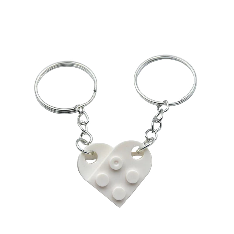"Lego Heart" Keychains