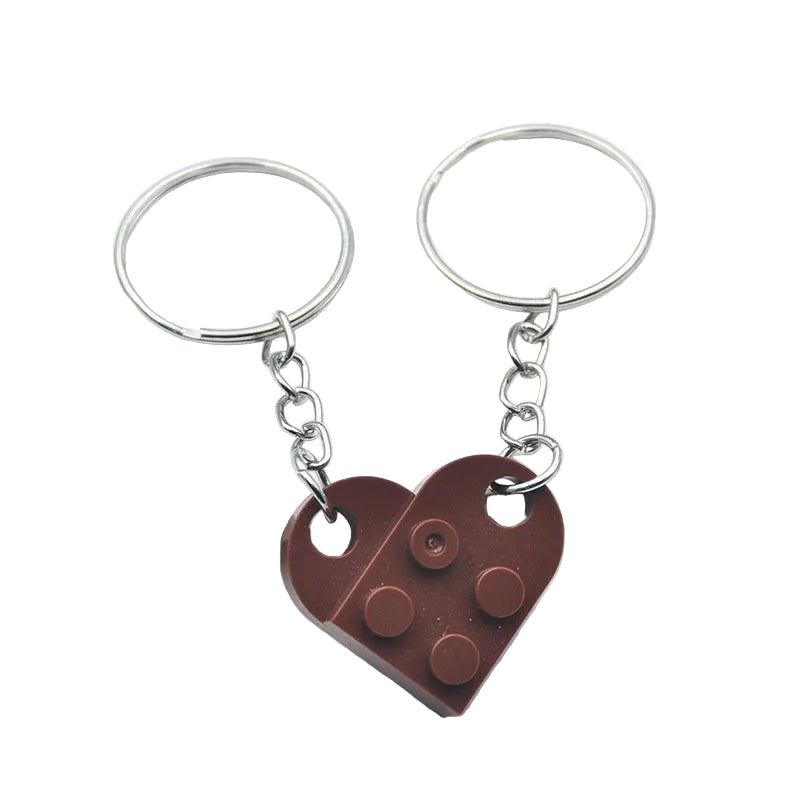 "Lego Heart" Keychains