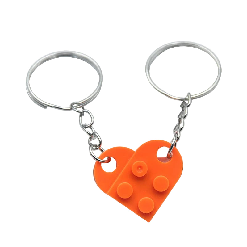 "Lego Heart" Keychains