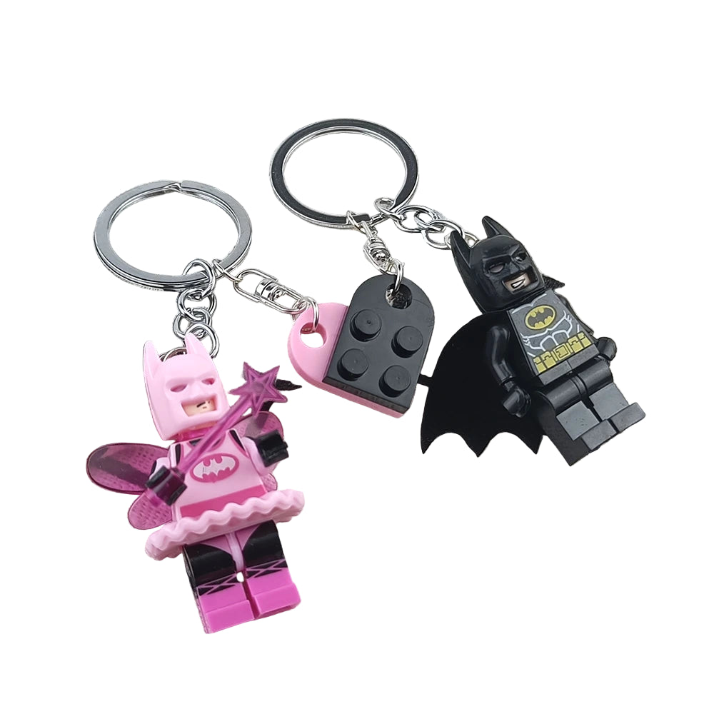 "Batman and Batgirl" Keychains